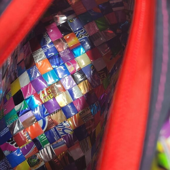 One of a kind Candy Wrapper Statement Bag O/S - Picture 12 of 16